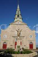 Quebec, the historical church of Saint Jean