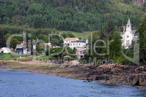 Quebec, the village of Sainte Rose du Nord