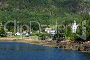 Quebec, the village of Sainte Rose du Nord