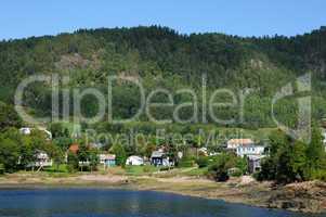 Quebec, the village of Sainte Rose du Nord