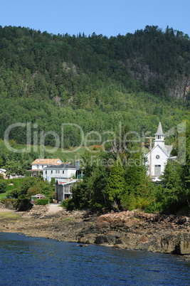 Quebec, the village of Sainte Rose du Nord