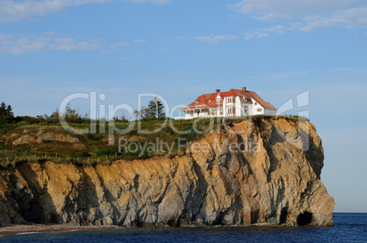 Quebec, the coast of Perce in Gaspesie