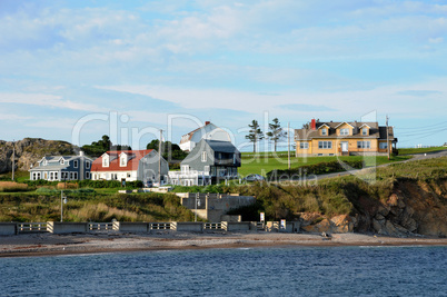 Quebec, the coast of Perce in Gaspesie