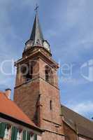 France, the village of Bergheim  in Alsace
