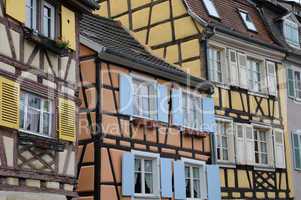 France, Alsace, renaissance house in Colmar