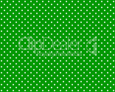 Grüner Hintergrund mit weißen Punkten