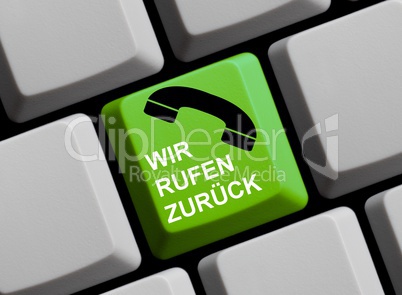 Wir rufen zurück