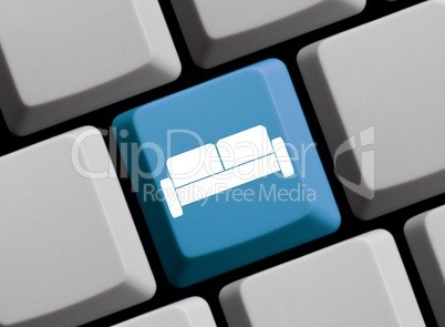 Couch Symbol auf tastatur
