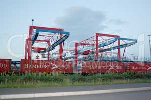 Hamburg Hafen Containerterminal