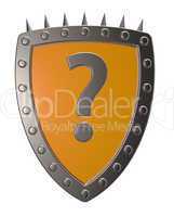 shield with question mark