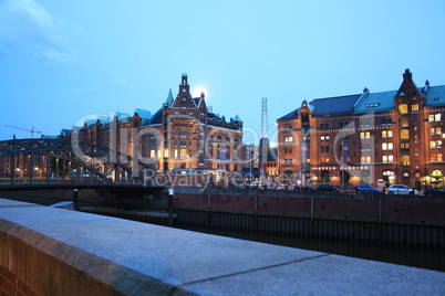 Blick vom Hamburger Hafen aus