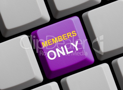Nur für Mitglieder - Members obly