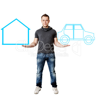 Man must choose home or car