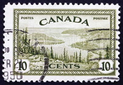 Postage stamp Canada 1946 Great Bear Lake, Mackenzie