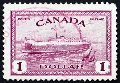 Postage stamp Canada 1946 Train Ferry, Prince Edward Island