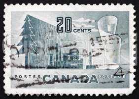 Postage stamp Canada 1952 Symbols of Newsprint Paper Production