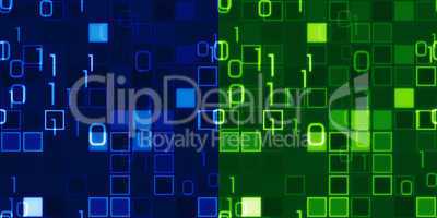 blue and green seamless backgrounds information technology