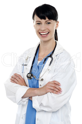 Portrait of confident female surgeon Portrait of confident female surgeon
