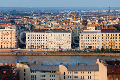 City of Budapest at Sunset