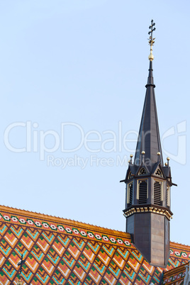 Roof and Spire of Matthias Church