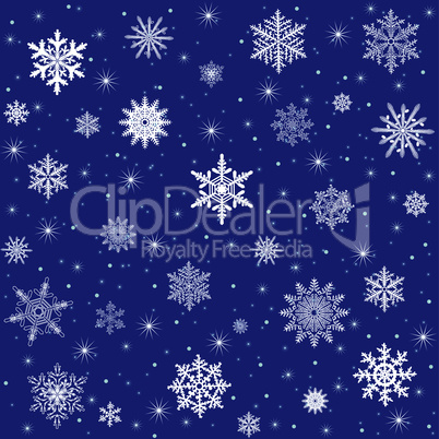 vector snowflake background