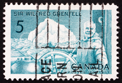 Postage stamp Canada 1965 Sir Wilfred Grenfell, Medical Missiona