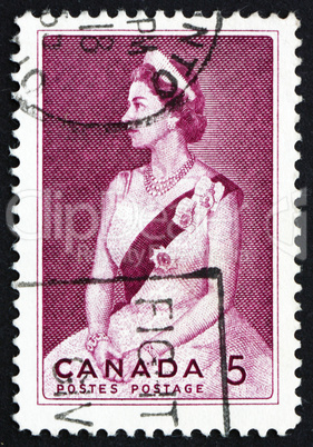 Postage stamp Canada 1964 Queen Elizabeth II