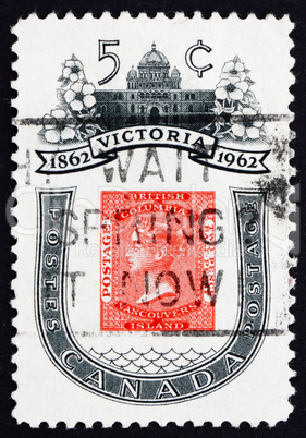 Postage stamp Canada 1962 British Columbia Legislative Building