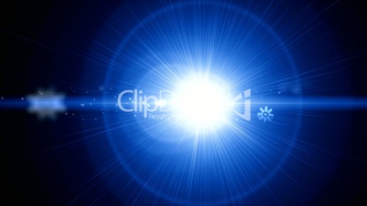abstract background (lighting and snow)