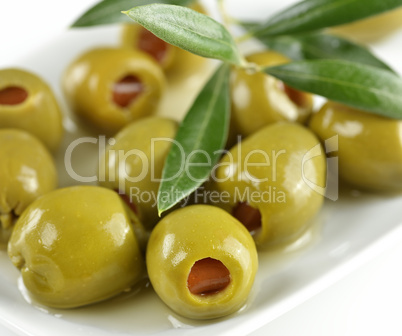 Green Stuffed Olives