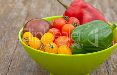 tomatoes and pepper