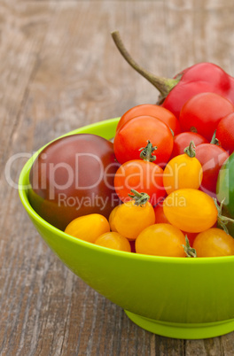 tomatoes and pepper