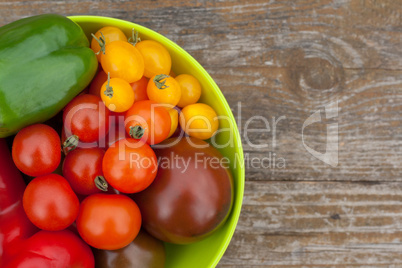 tomatoes and pepper
