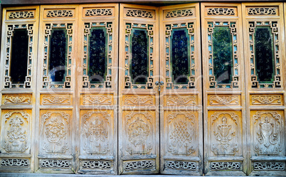 Door of temple