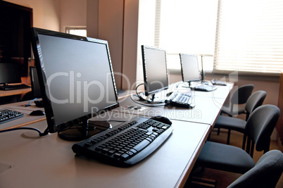 Row of computers