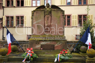 the small village of Riquewihr in Alsace