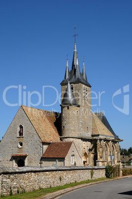 France, the church Saint Georges of Richebourg