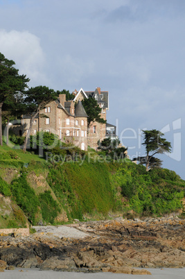 Brittany, the beach of Trestrigniel in Perros Guirec