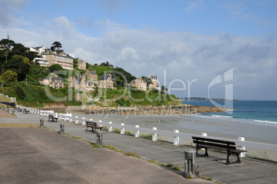 Brittany, the beach of Trestrigniel in Perros Guirec