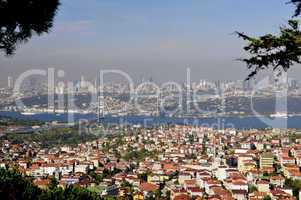 Ausblick vom Aussichtshügel Çaml?ca auf den europäischen Tei