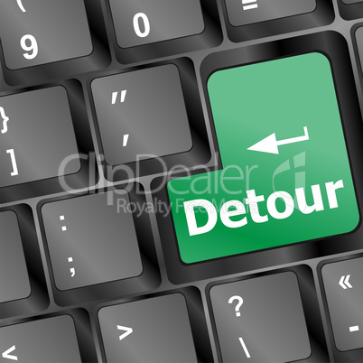 detour button on keyboard