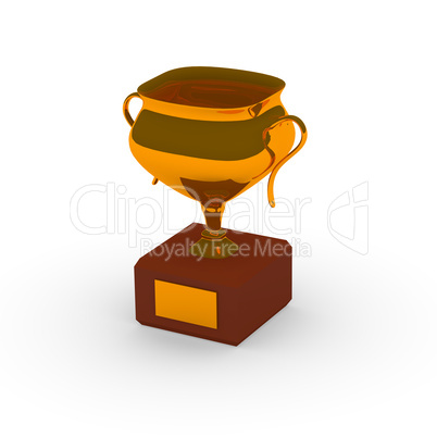 Gold trophy