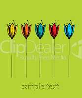 Tulip green card