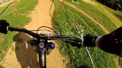 Downhill Mountain Bike Handlebars View 4