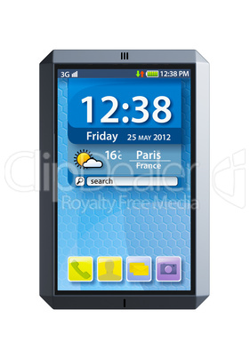 modern touchscreen smartphone