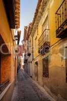 traditional old Spanish street