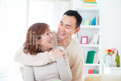 Happy Asian couple