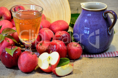 Äpfel Wein Saft Obst