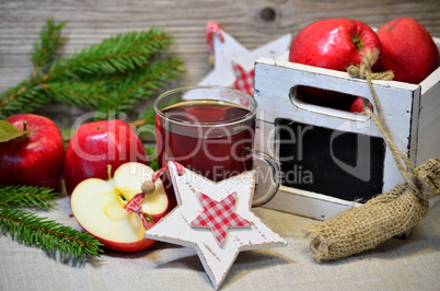 Äpfel Wein Saft Obst