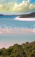 Wonderful colors of Whitsunday Islands on winter season, Austral